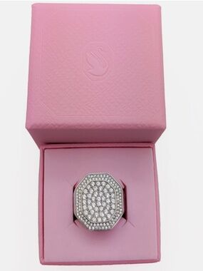 NEW  Swarovski Pave Dextera Cocktail Ring 55 in Gift Box